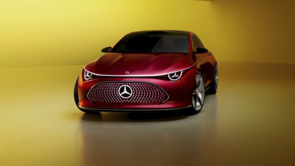 Der Mercedes-Benz CLA EV - hier noch als Konzept - soll 2025 erscheinen. Am Polarkreis dreht er bereits seine Testrunden.
