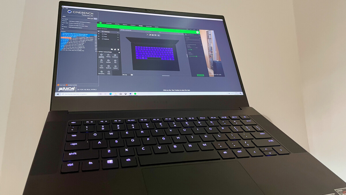 Über Razer-eigene Software könnt ihr die Tastaturfarben anpassen.