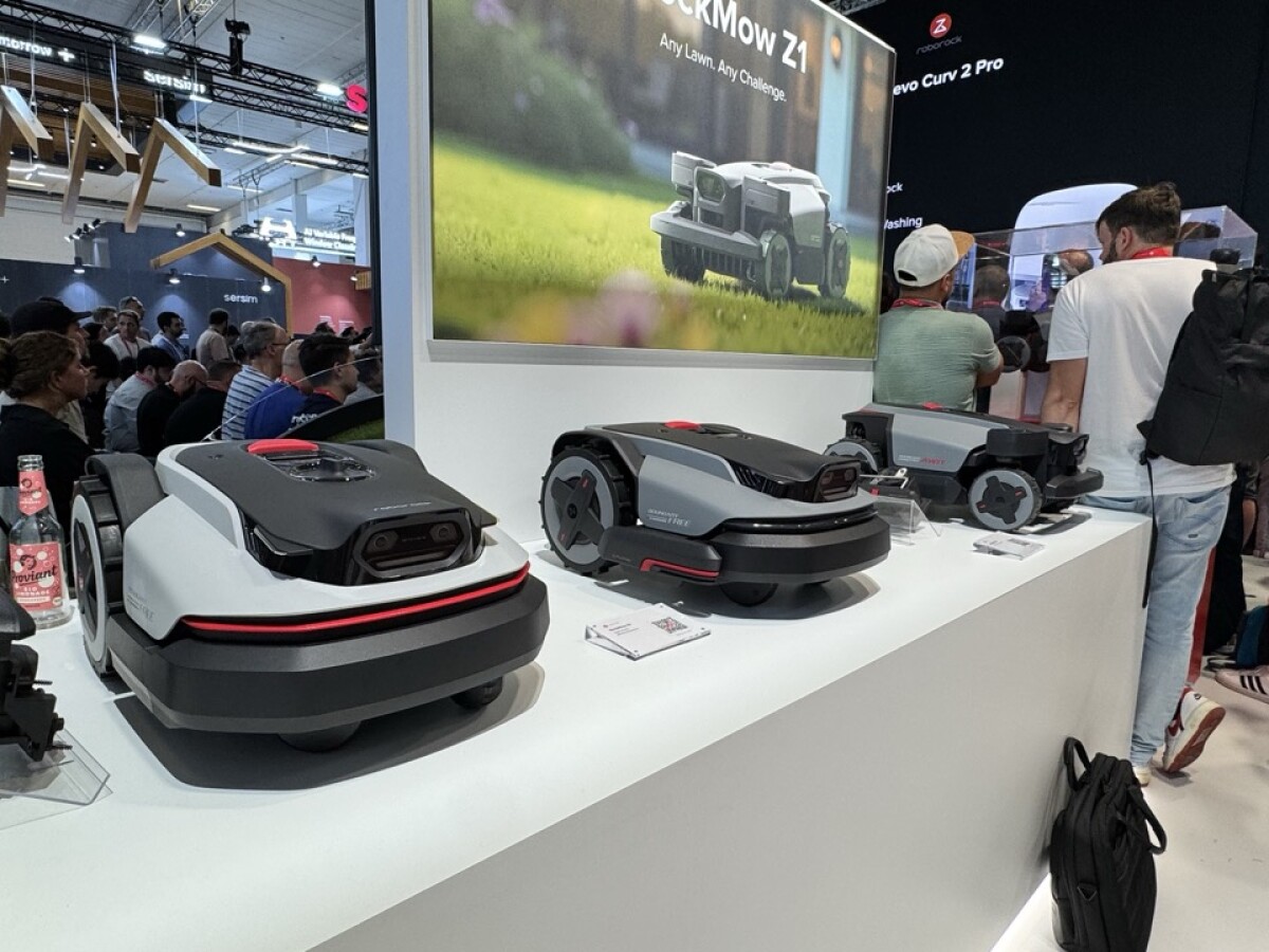 Roborock präsentierte seine Mähroboter auf der IFA 2025 im September in Berlin. Wann sie in den Handel kommen, ist noch offen.