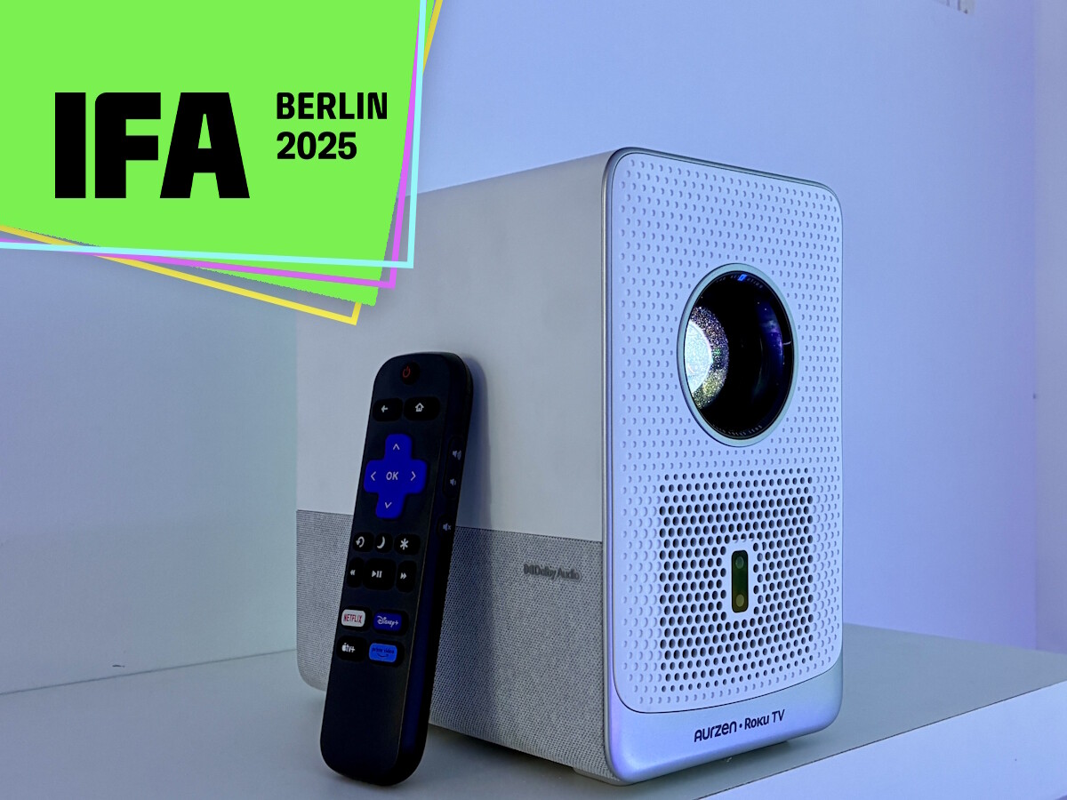 Der Aurzen Eazze D1R Cube ist der weltweit erste Roku TV Smart Projector,