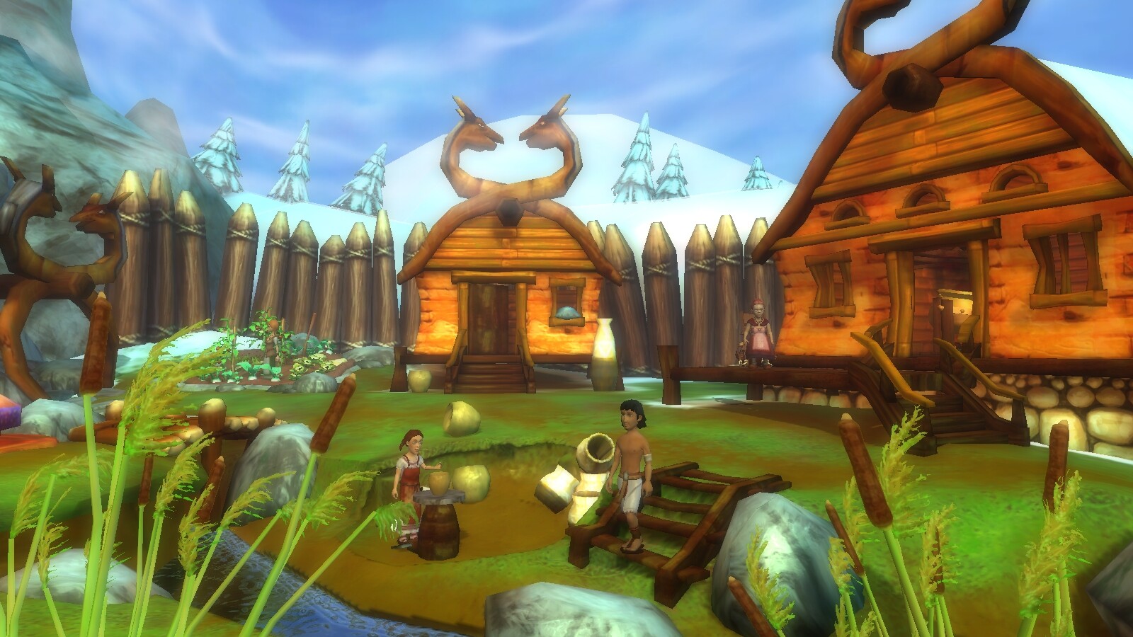 Im Dorf von Thor muss Assil sich erstmal \"männliche\" Kleidung suchen.