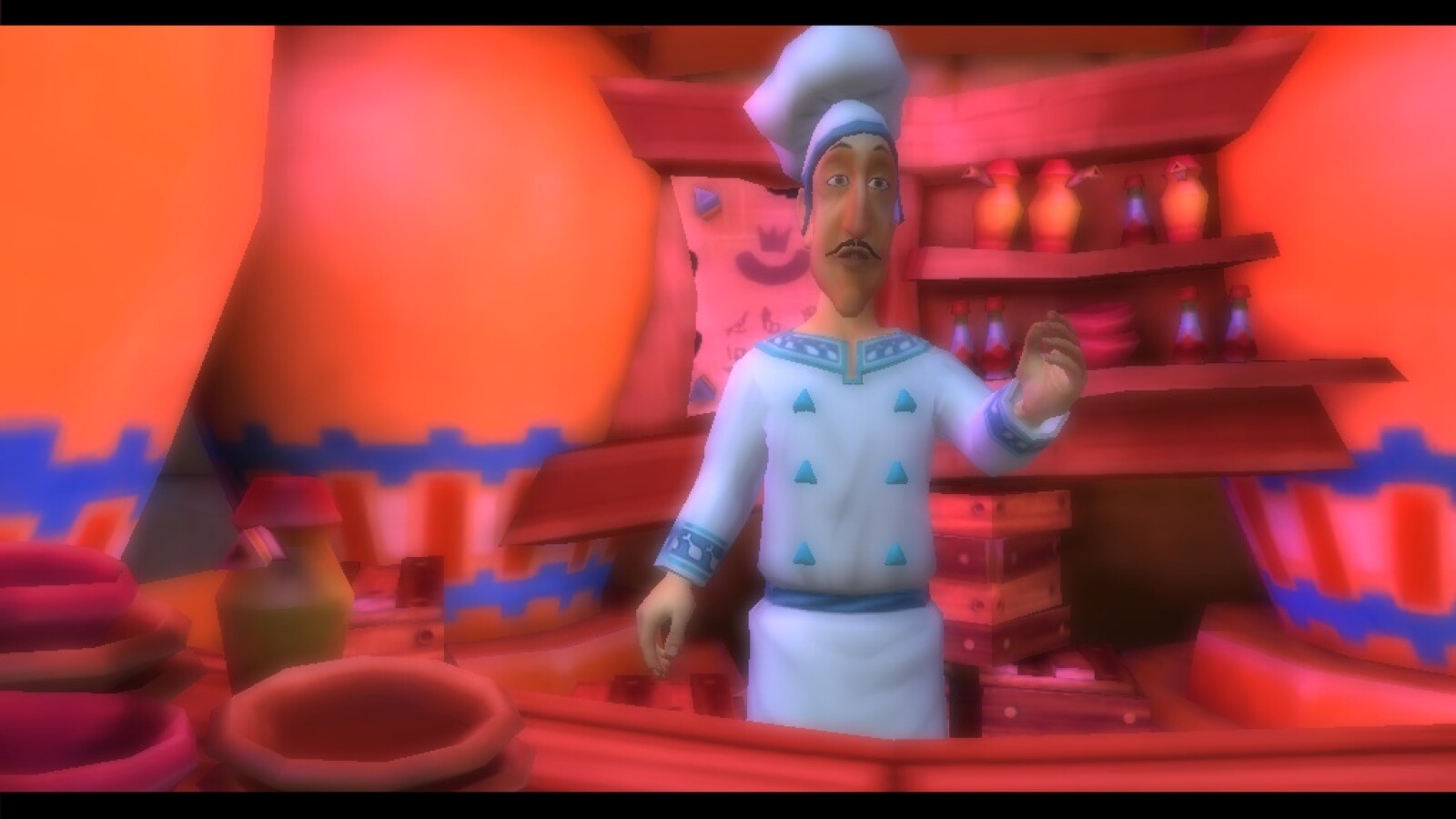 Der Koch ist einer der neuen Charaktere die schon gleich am Anfang für mächtig Verwirrung sorgen.