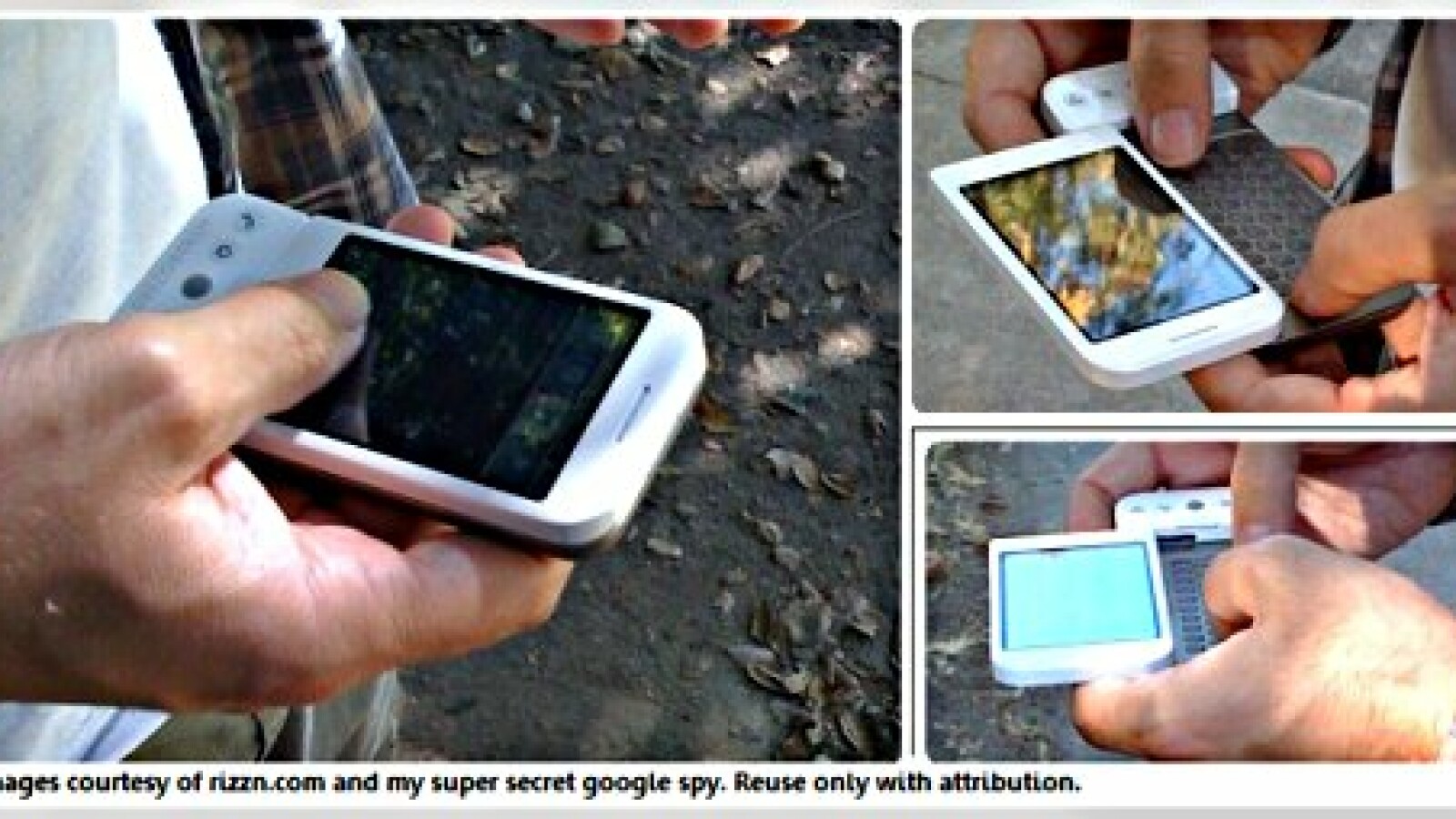 Bereits vorab war eine Version des Android OS auf ein HTC-Smartphone aufgespielt worden. (Foto: Gizmodo)