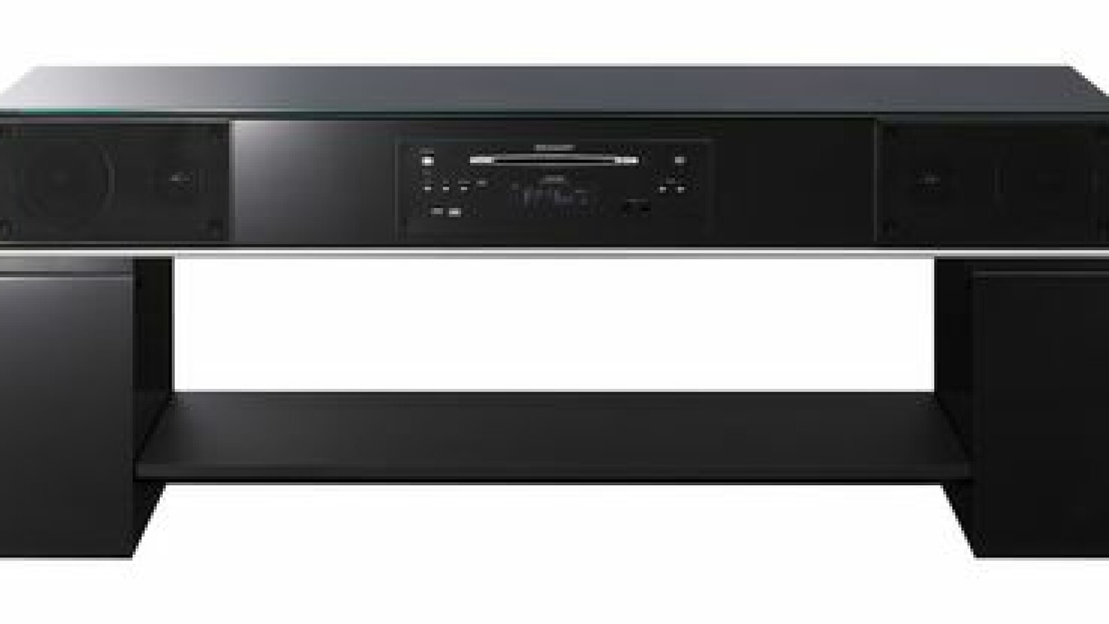 In dem Heimkino Racksystem AN-PR1500H bon Sharp steckt alles, was einen Fernseher aufwertet. Ein 2.1 Digital Verstärker, ein DVD-Laufwerk und ein vierteiliges Lautsprechersystem. Die unverbindliche Preisempfehlung liegt bei 1.300 Euro.