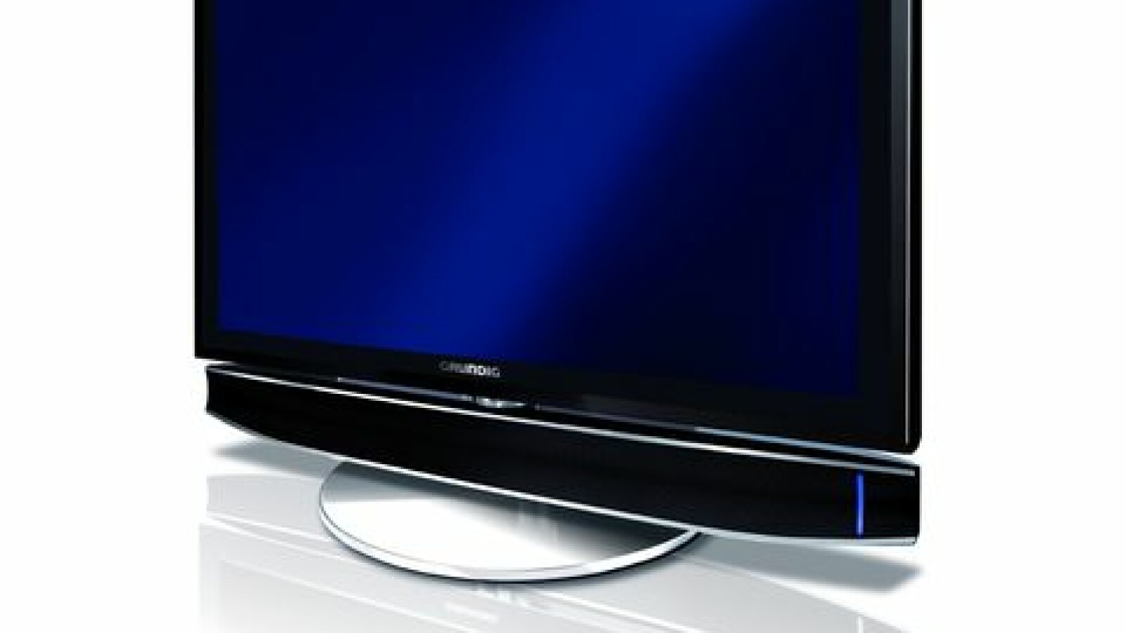 Die Vision 9-Reihe von Grundig sticht durch ihren Soundprojektor hervor. Unter dem LCD-Panel sind insgesamt 16 Lautsprecher angebracht. Optimal eingestellt sollen sie über die Reflektion von den Wänden einen Rundum-Sound alleine vom Fernseher aus bieten.