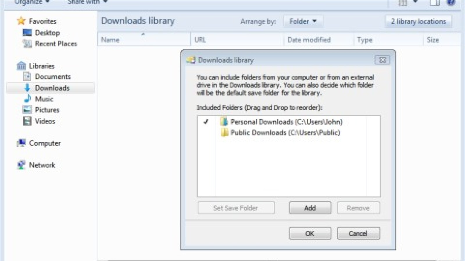 FÜr wichtige Verzeichnisse wie Downloads oder Bilder richtet Windows 7 standardmäßig so genannte Libraries ein. In denen können Sie Dateien von verschiedenen Orten verwalten.