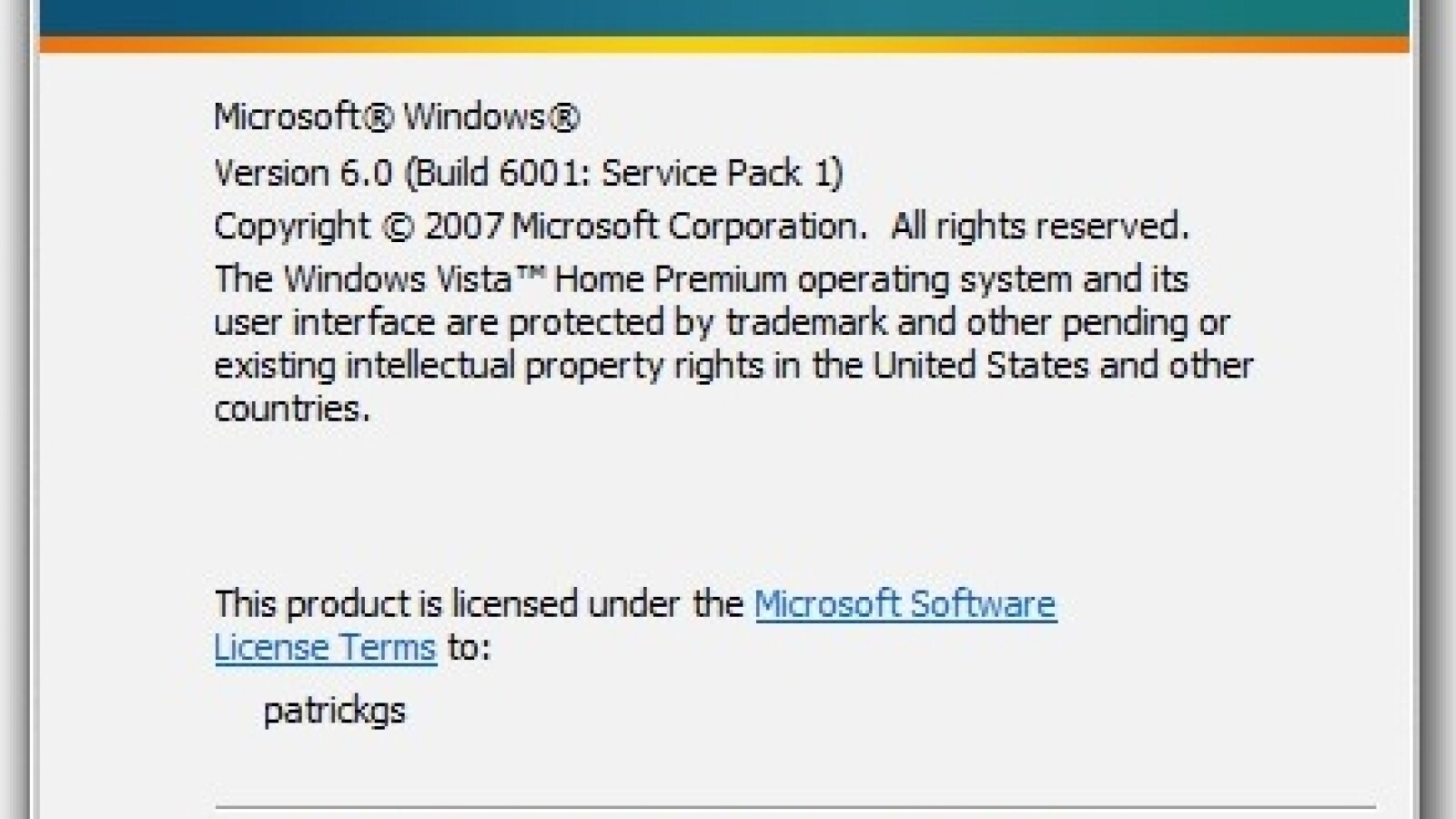 In den Versionshinweisen präsentiert sich Ihr Betriebssystem jetzt als Vista OS X Edition.