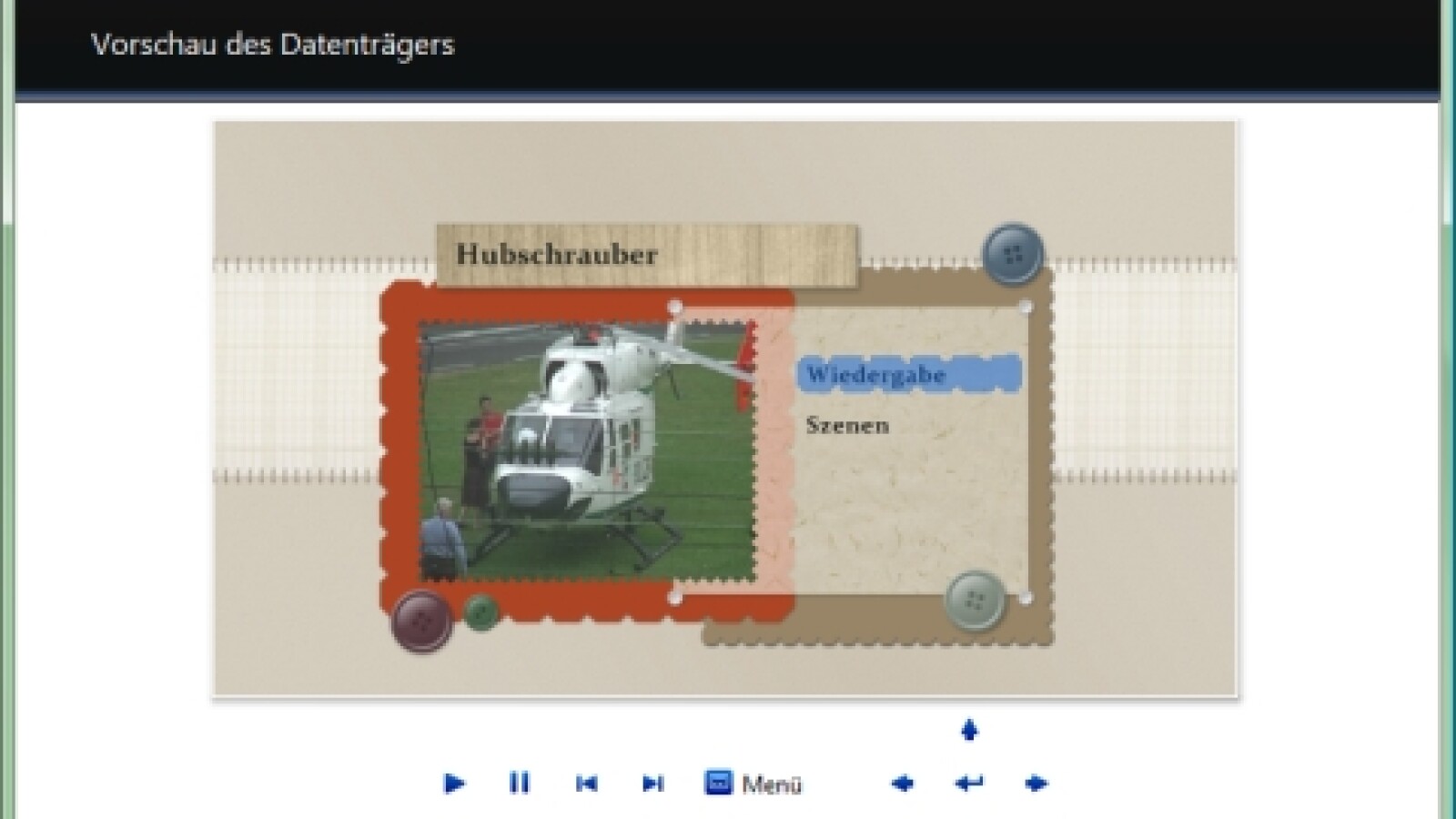 Zeigt, wie das fertige Endergebnis aussehen wird