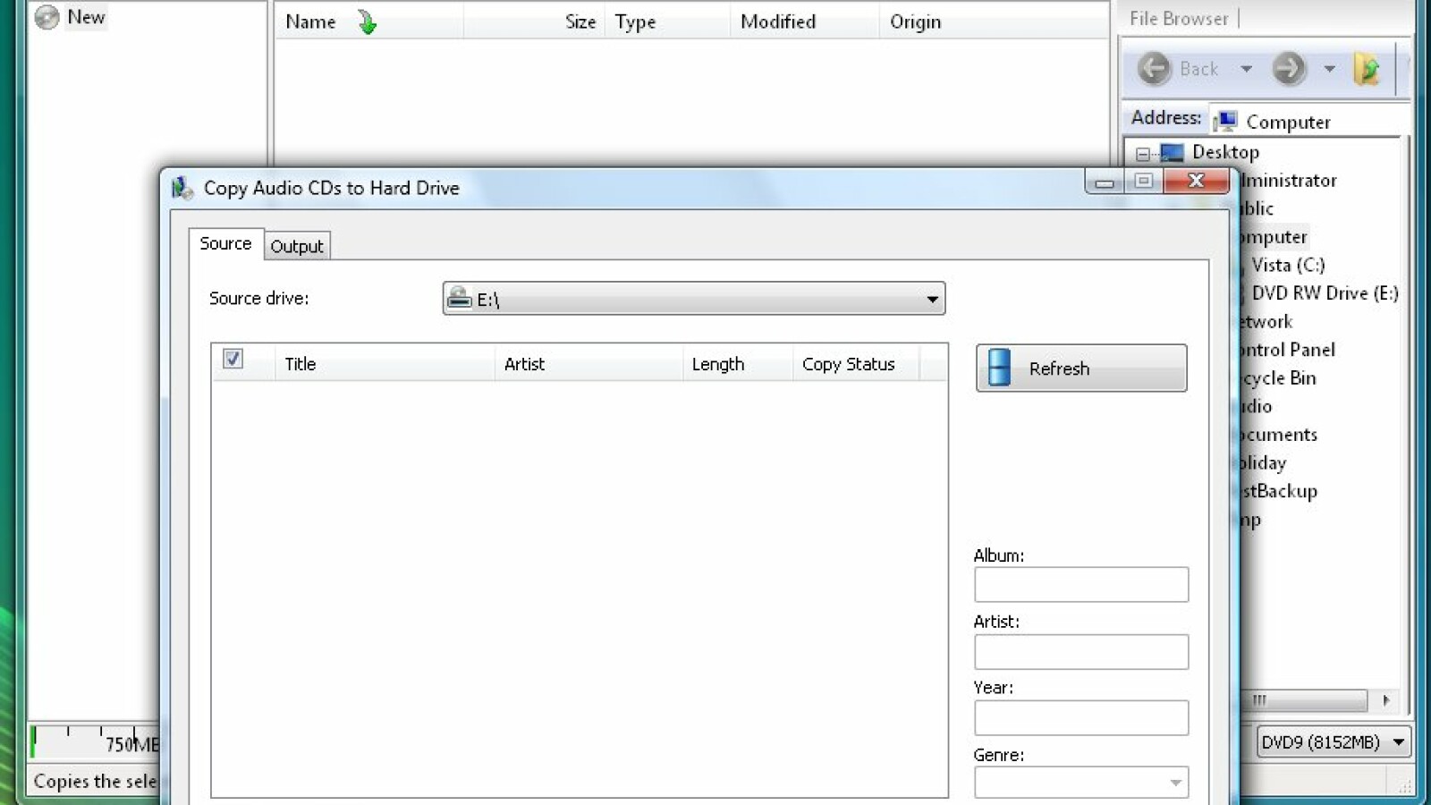 Das Herzstück von Nero - die Brenn-Funktion.
