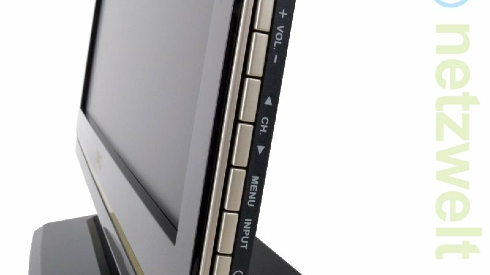 Taste am Gehäuse mit deutlichen Druckpunkten.