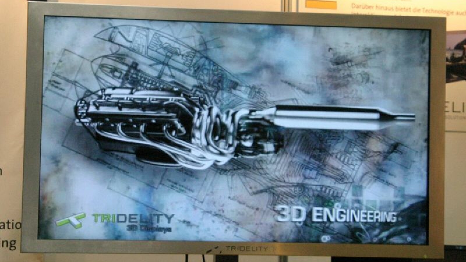 3D-Bildschirm für den keine Spezialbrille nötig ist.