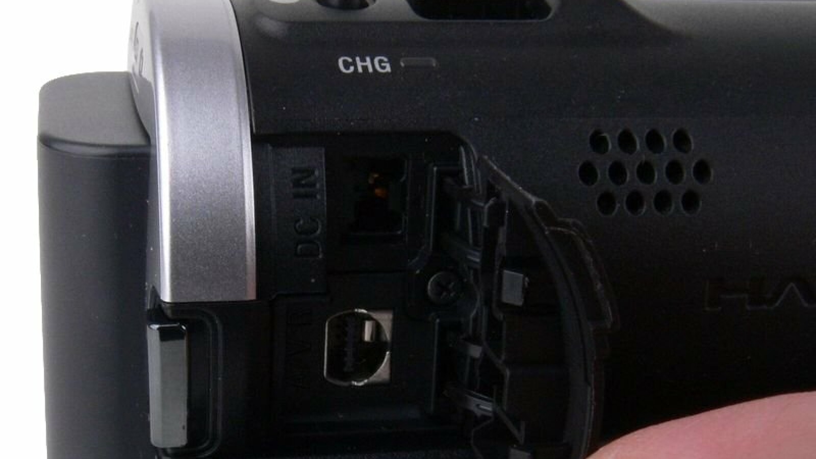 Strom- und AV-Anschluss.