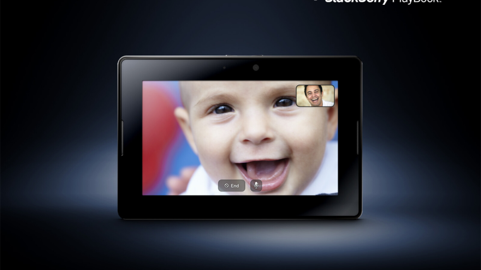 Das PlayBook ermöglicht dabei auch Videokonferenzen. (Bild: RIM)