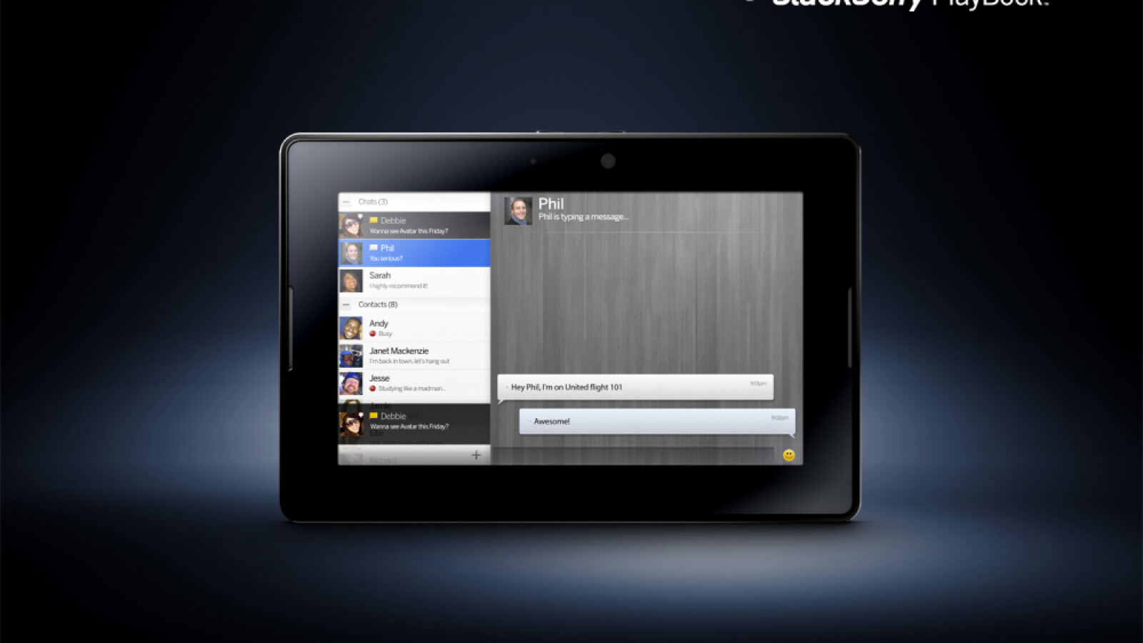 Ins Internet geht das PlayBook via WLAN (Bild: RIM)
