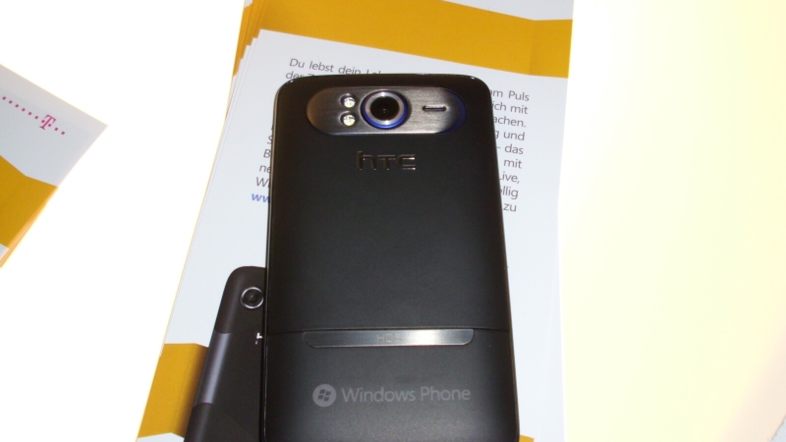 Auf dem Vorführmodell stand noch der alte Modelltitel HD3. (Bild: netzwelt)