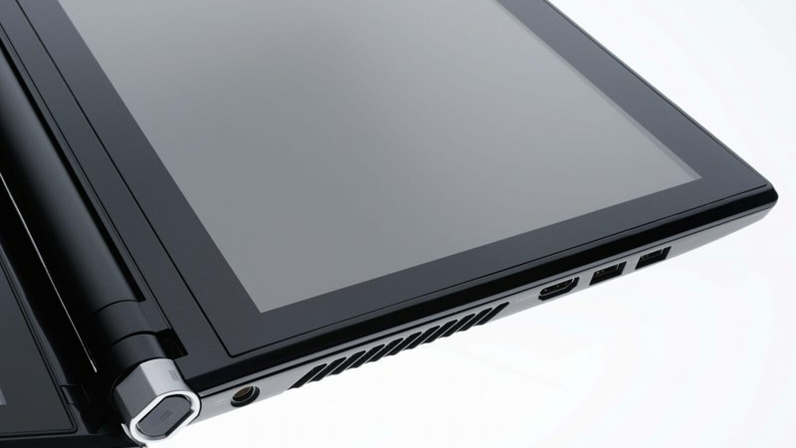 Ein HDMI- und zwei USB-Anschlüsse.