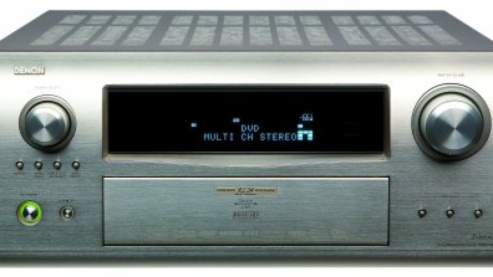 Groß, schwer, mächtig: der Denon AVR-4810. Trotz der gigantischen Ausstattung wirkt die Front des AV-Receivers sehr aufgeräumt. (Bild: netzwelt.de)