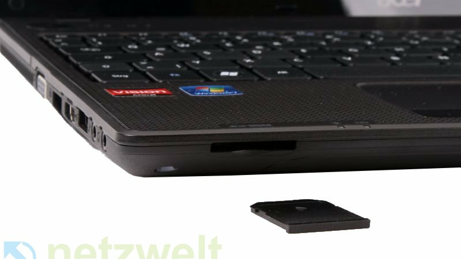 Kartenlesegerät an der Frontseite.