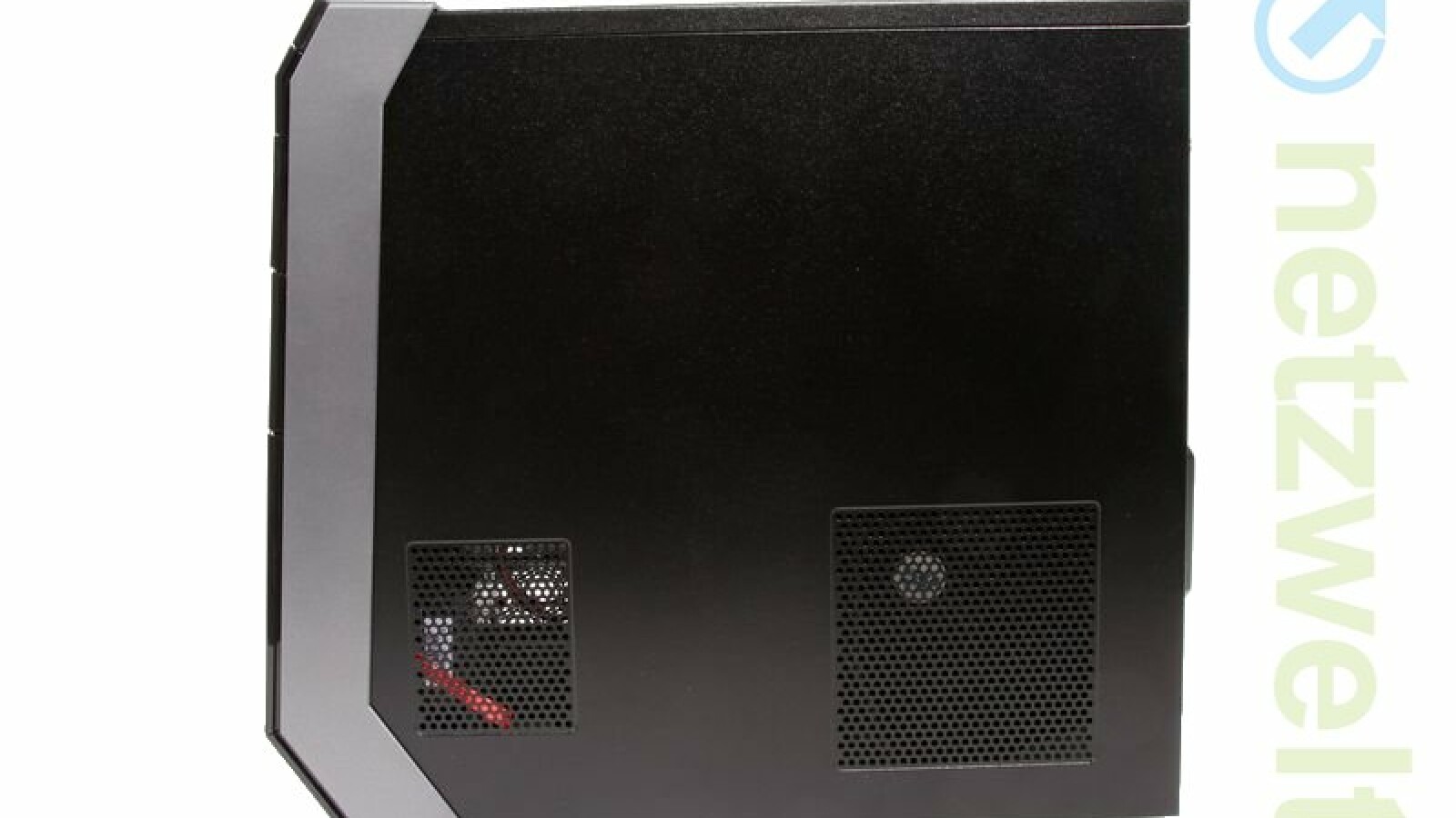 Gehäuse aus Metall und Kunststoff.