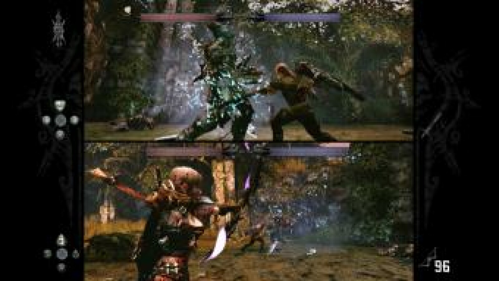 Im Splitscreen-Modus macht die finstere Dämonenjagd richtig Spaß. Spontanes Ein- oder Aussteigen ist allerdings nicht möglich. (Bild: inXile Entertainment)