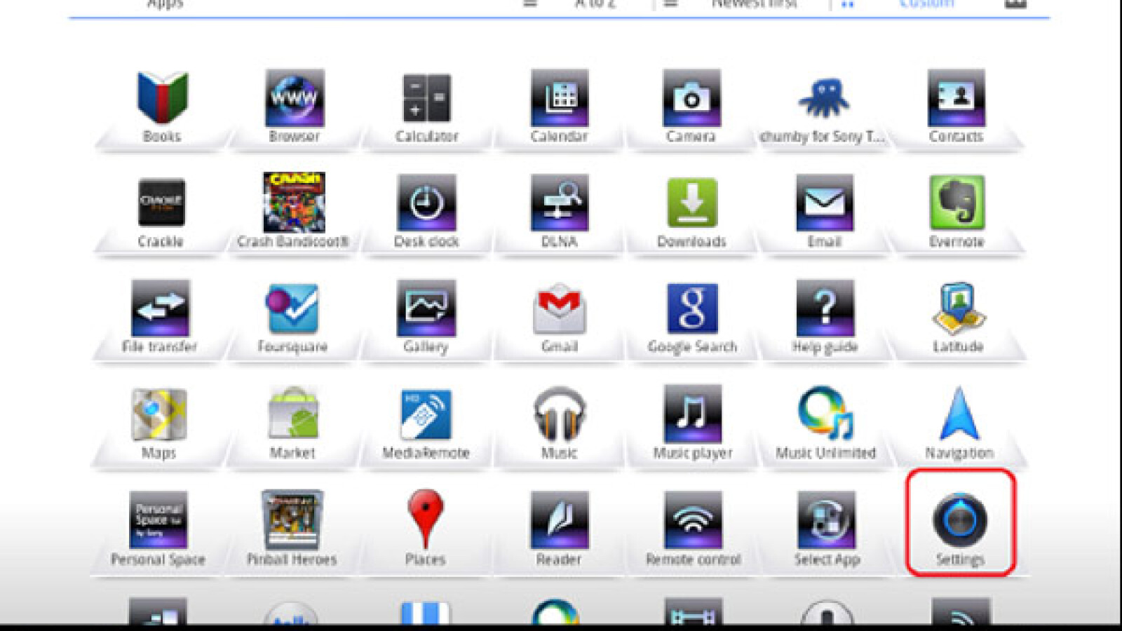 Auf den Tablets finden sich allerlei Sony-Apps wie der PS One-Klassiker Crash Bandicoot. (Bild: Engadget.com)