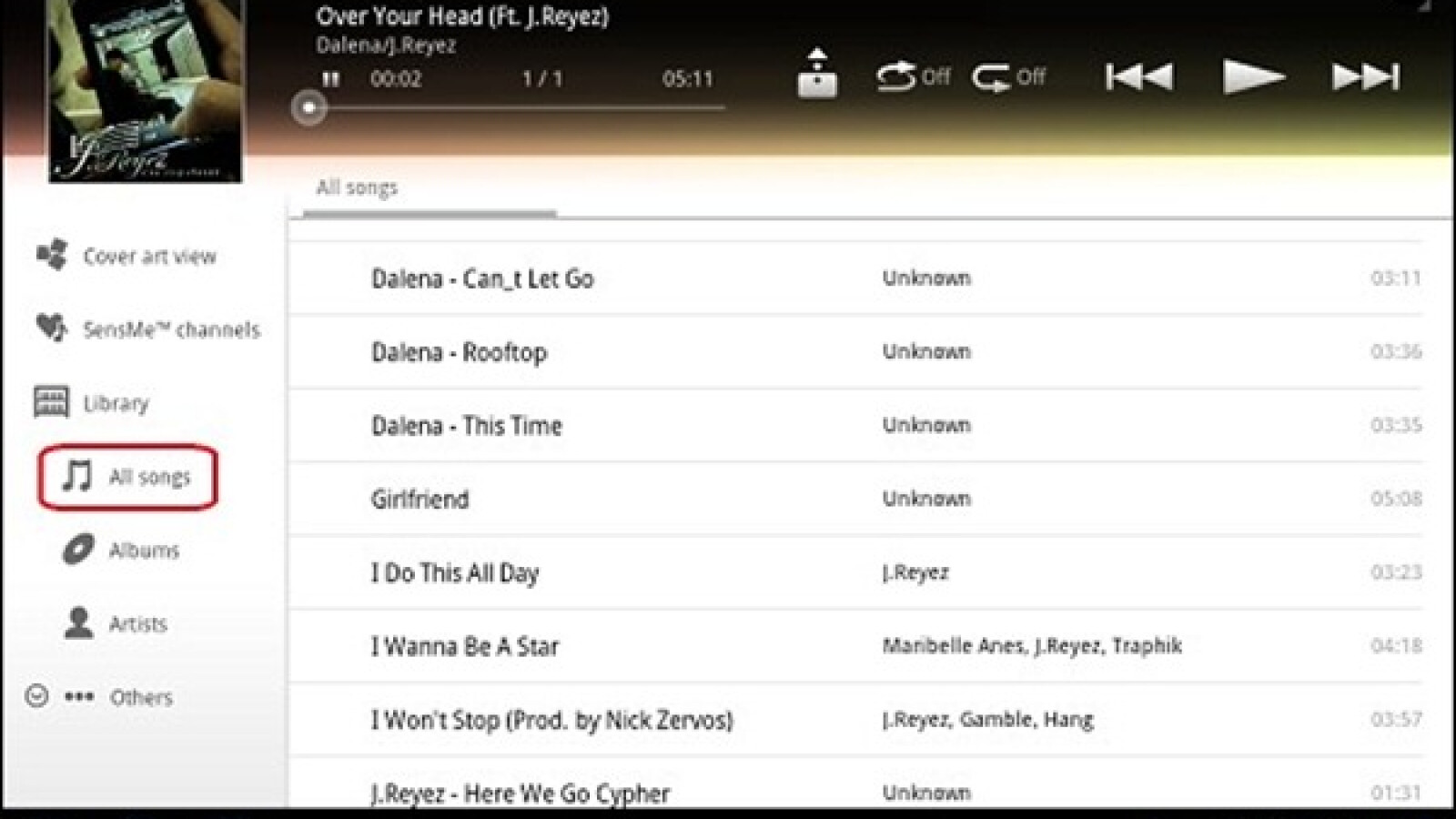 Den Android-Musik-Player hat Sony durch einen eigenen ersetzt. (Bild: Carrypad.com)