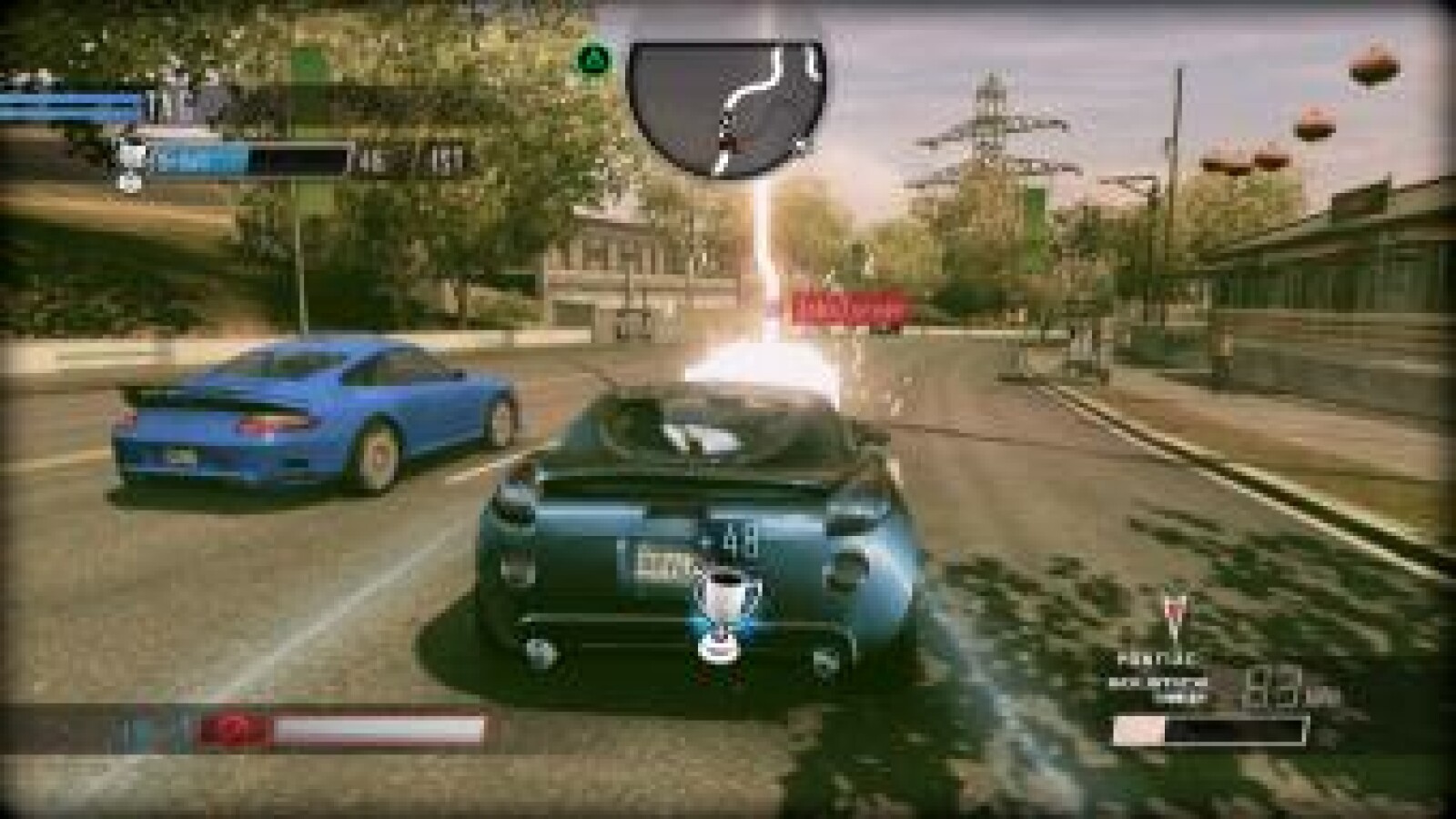 Es geht flott aus den Straßen von San Francisco zu. "Driver" läuft mit konstant 60 Bildern pro Sekunde - allerdings wirken manche Gebäude recht detailarm. (Bild: Ubisoft)
