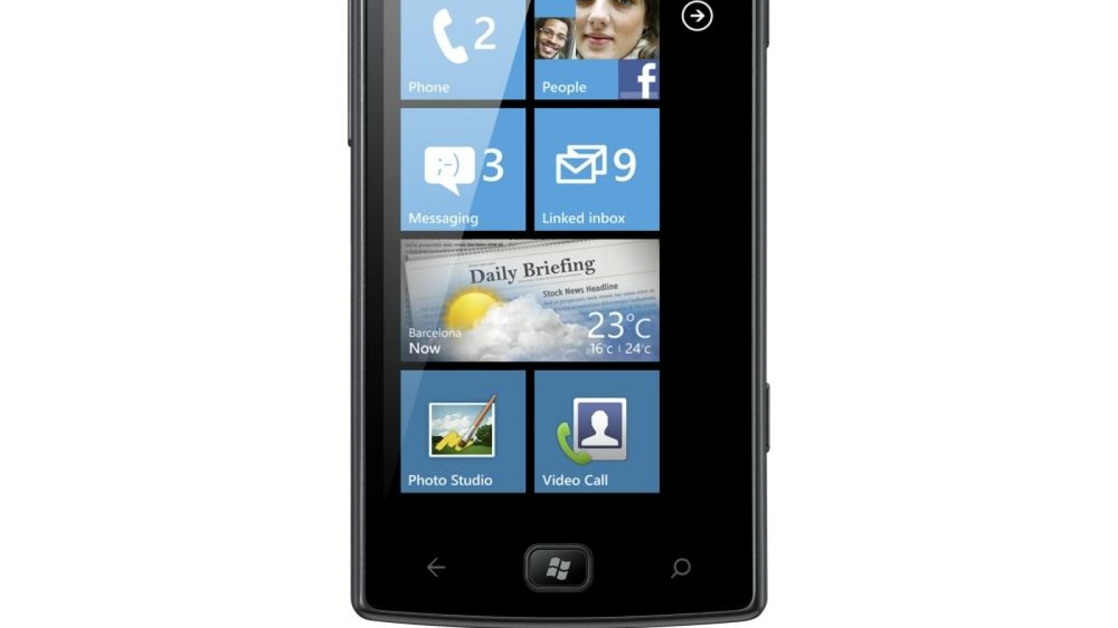 Das Display ist 3,7 Zoll groß und bietet eine Auflösung von 800 x 480 Pixeln. (Bild: Samsung)