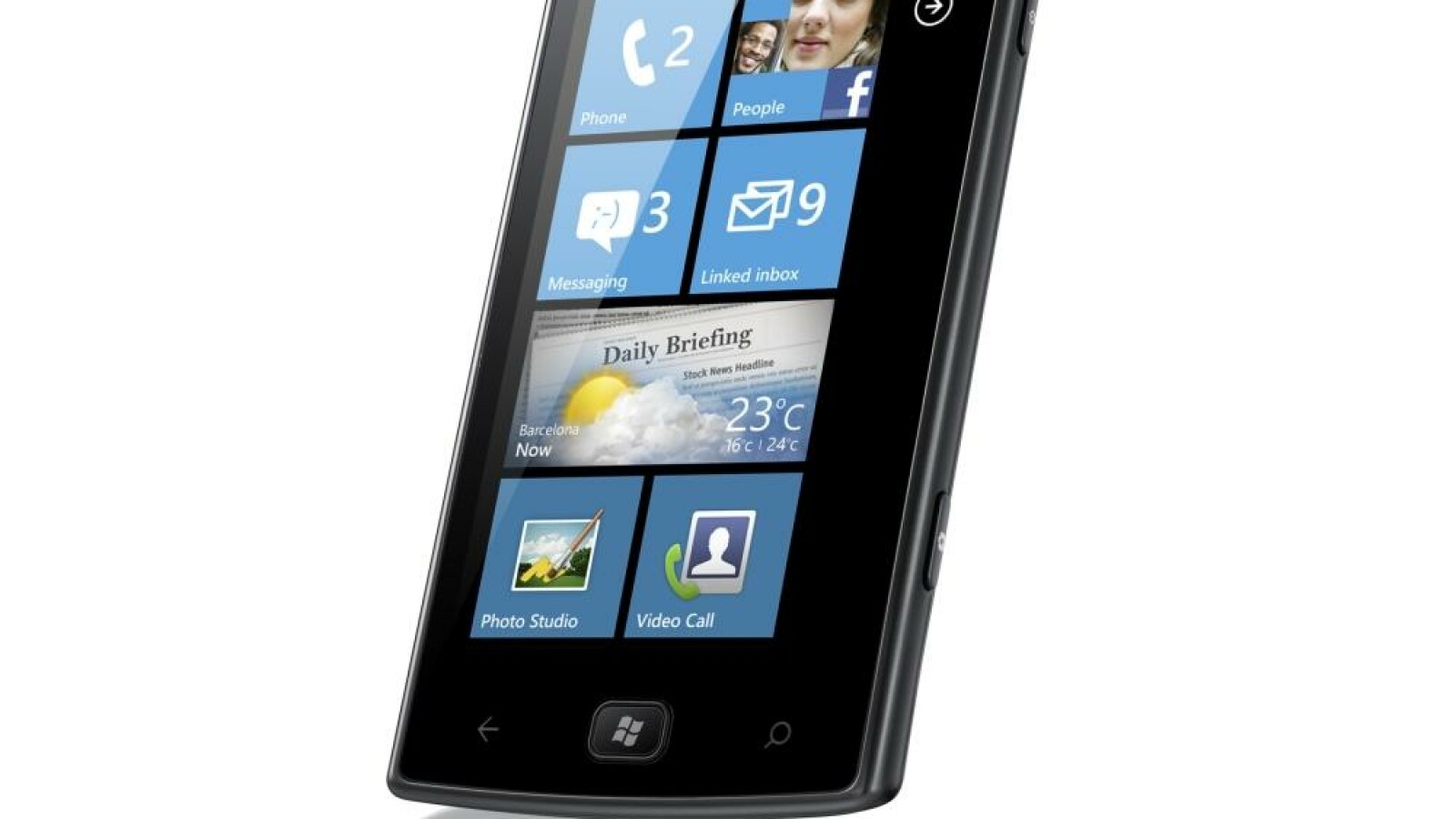 Samsung hat auf dem Omnia W bereits einige Apps vorinstalliert etwa einen 3G-Videotelefonie-Client. (Bild: Samsung)