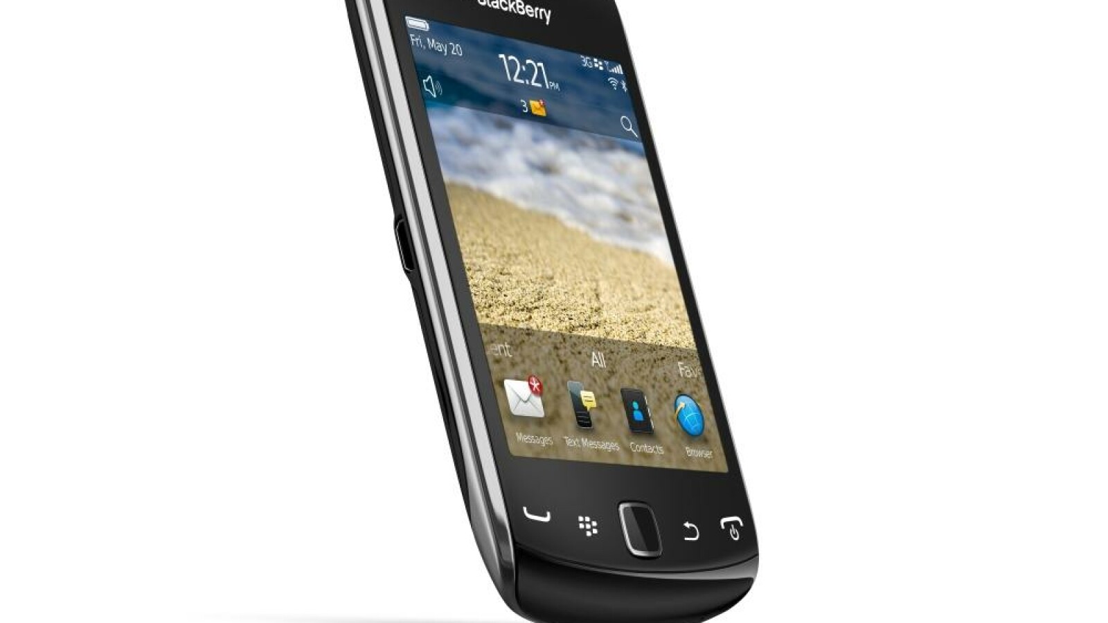 Vorinstalliert sind zahlreiche Social-Media-Apps. (Bild: RIM)