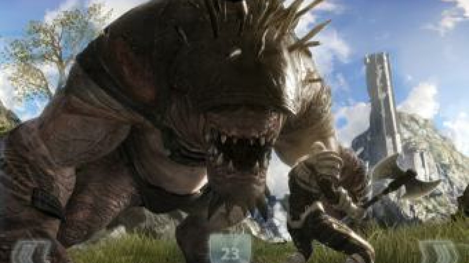 Ob mit Schwert und Schild, zwei Klingen oder dicker Axt: Der Spieler hat die Qual der Wahl, womit er in die Wisch-Schlacht ziehen will. (Bild: Chair Entertainment / Epic Games)