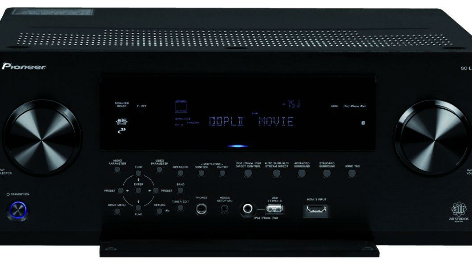 Hinter der Abdeckung verbergen sich zahlreiche Regler sowie ein HDMI-Steckplatz. (Bild: netzwelt)