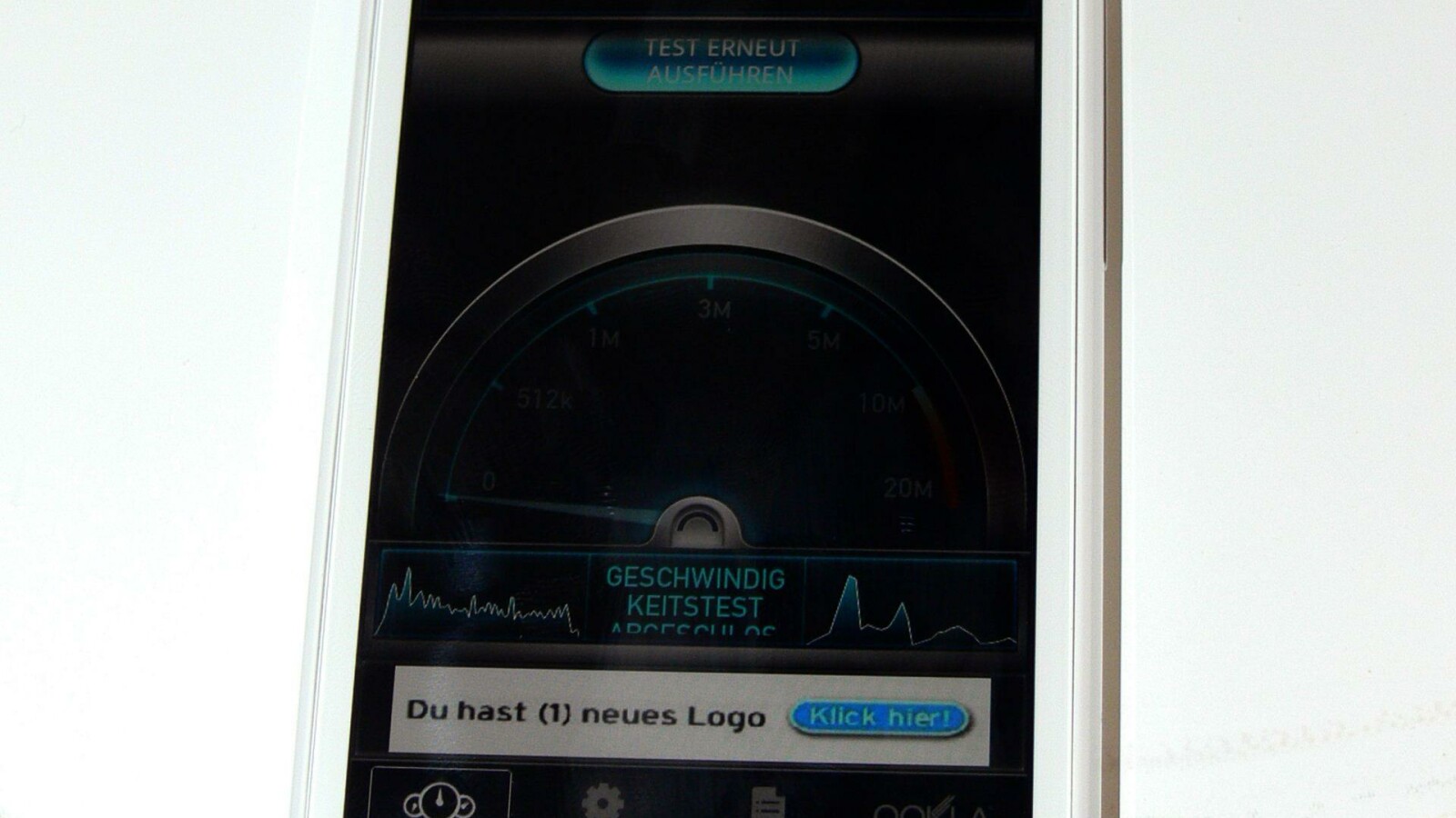 Im Test erreichte das HTC Velocity 4G durchschnittlich knapp 20 Megabit pro Sekunde im Download. (Bild: netzwelt)