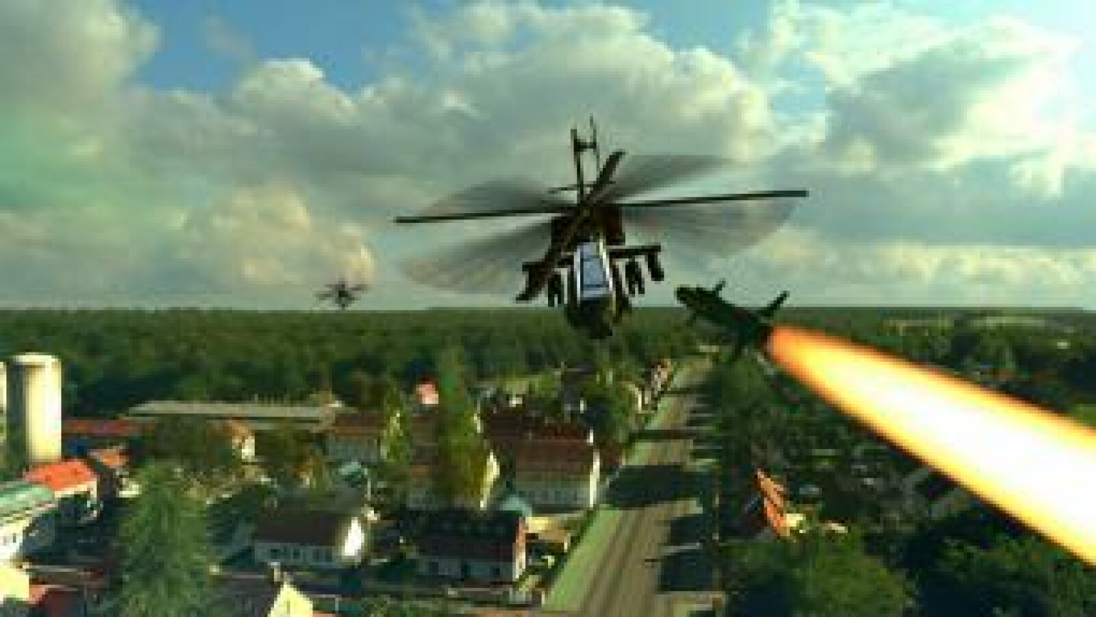 Hubschrauber gibt's zwar, aber Kampfflugzeuge und Bomber kommen im Dritten Weltkrieg eigenartigerweise überhaupt nicht zum Zug. (Bild: Focus Home Interactive)