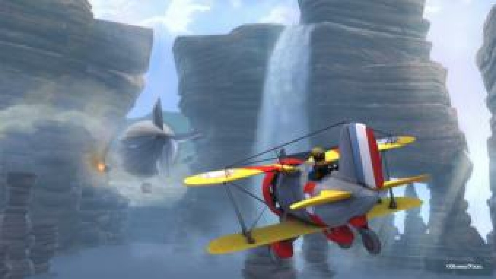 Den Flieger steuert man mit ausgebreiteten Armen. (Bild: Microsoft)