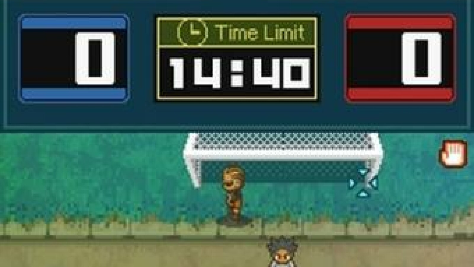 Die eigenen Spieler werden komplett mit dem Stylus gesteuert. (Bild: Nintendo)