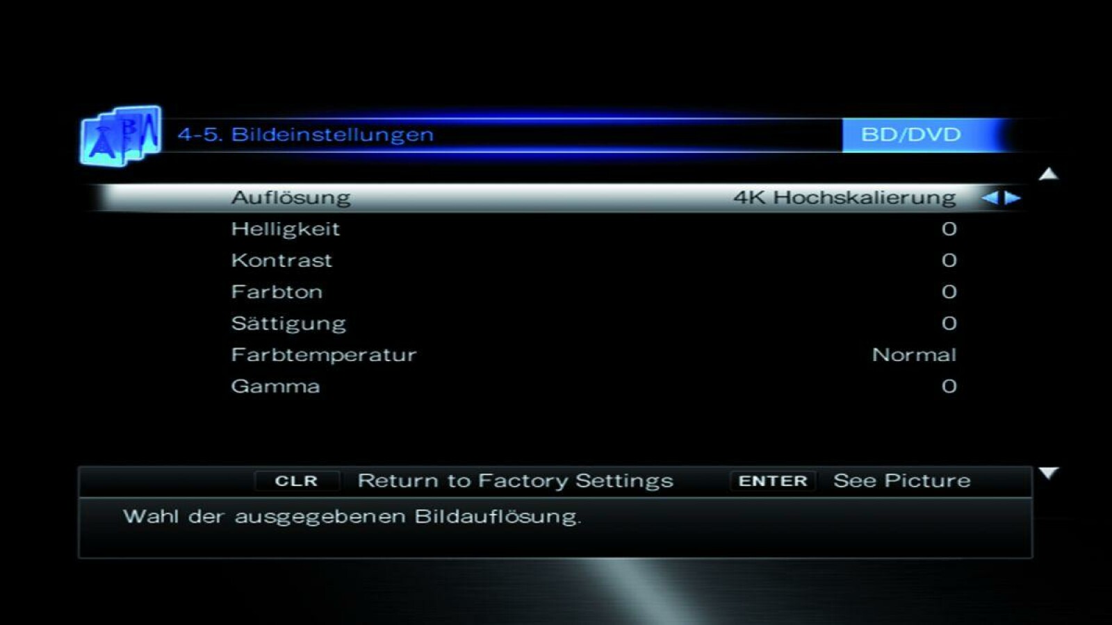 Mehr als die vierfache Full-HD-Auflösung: Der Upscaler im Onkyo-Flaggschiff kann Videoinhalte sogar auf 4k hochskalieren. (Bild: netzwelt)