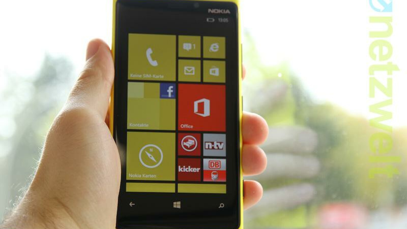 Als Betriebssystem kommt Windows Phone 8 zum Einsatz. (Bild: netzwelt)