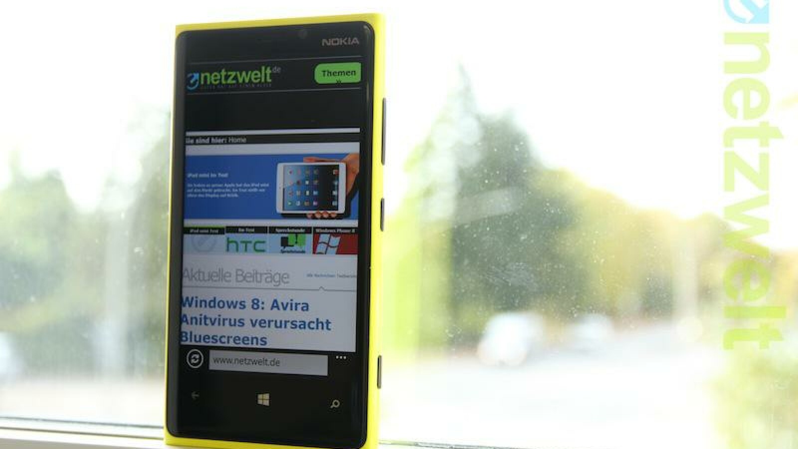 Mit dem Lumia 920 liefert Nokia endlich mal wieder ein konkurrenzfähiges Smartphone ab. (Bild: netzwelt)