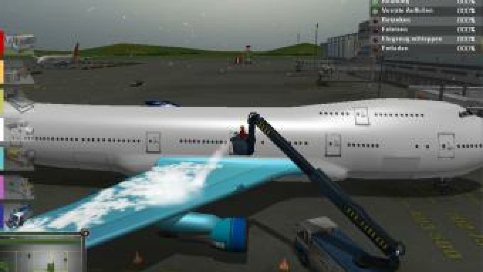 Gelegentlich muss eine Maschine auch enteist werden. (Bild: Rondomedia)