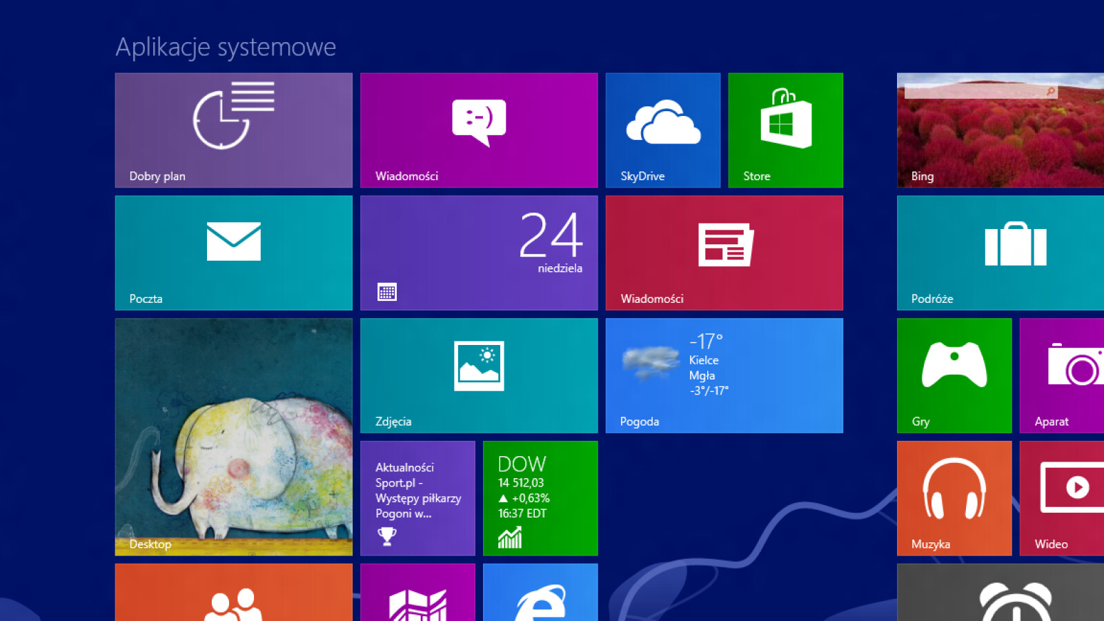 Windows Blue bringt neue Kachelgrößen auf den Startbildschirm. (Bild: winforum.eu/WyznawcaSlonia)