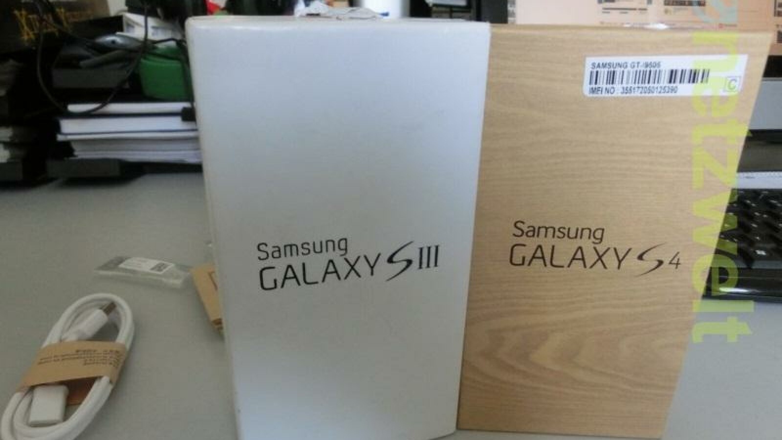 Zum Vergleich: Der Karton des Samsung Galaxy S3. (Bild: netzwelt)