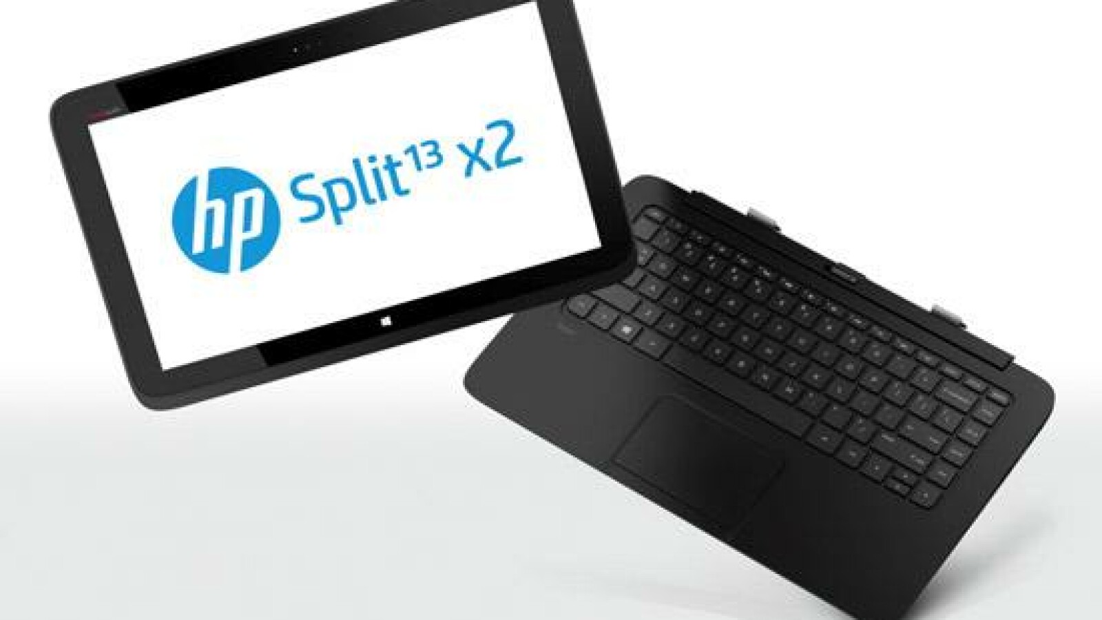 Das Display lässt sich mit einem Handgriff entfernen - es entsteht ein Tablet mit 13,3 Zoll großem Touchscreen. (Bild: HP)