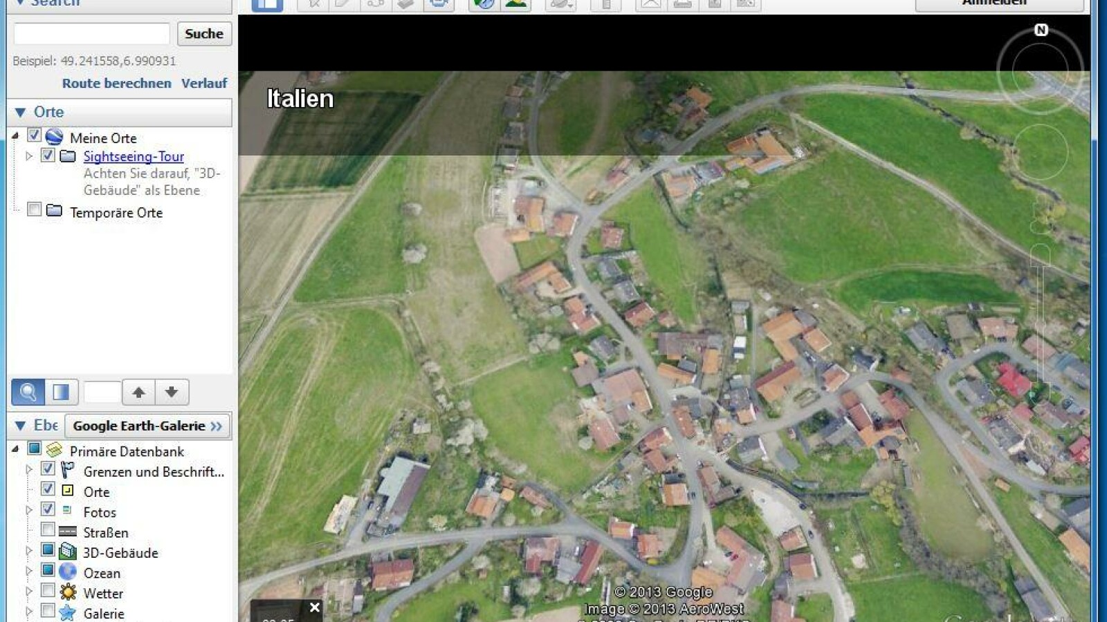 Google Earth ZOOM. (Bild: Google Earth)