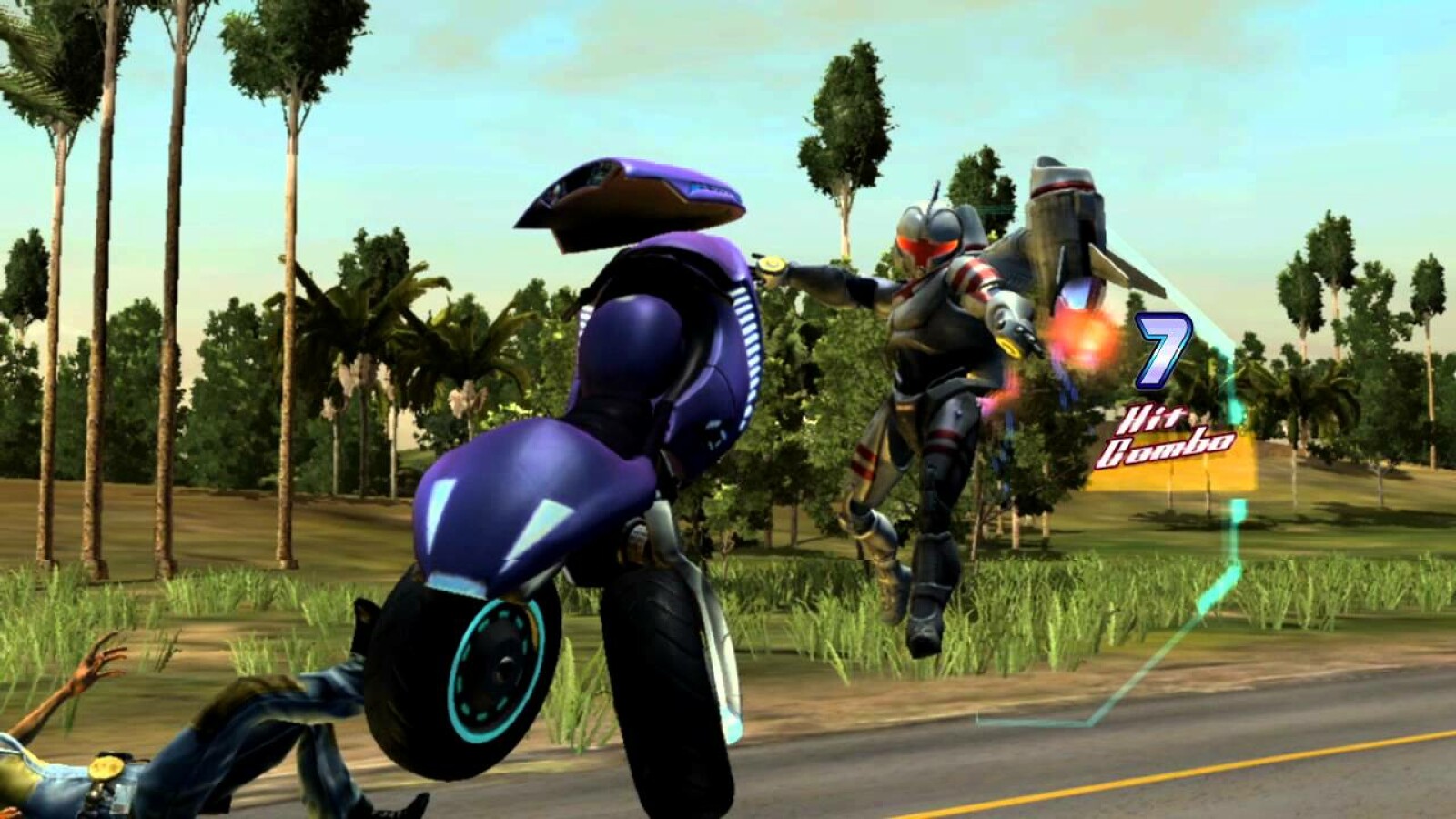 Der Funracer LocoCycle wird auch für die Xbox 360 erscheinen. (Bild: Twisted Pixel Games)