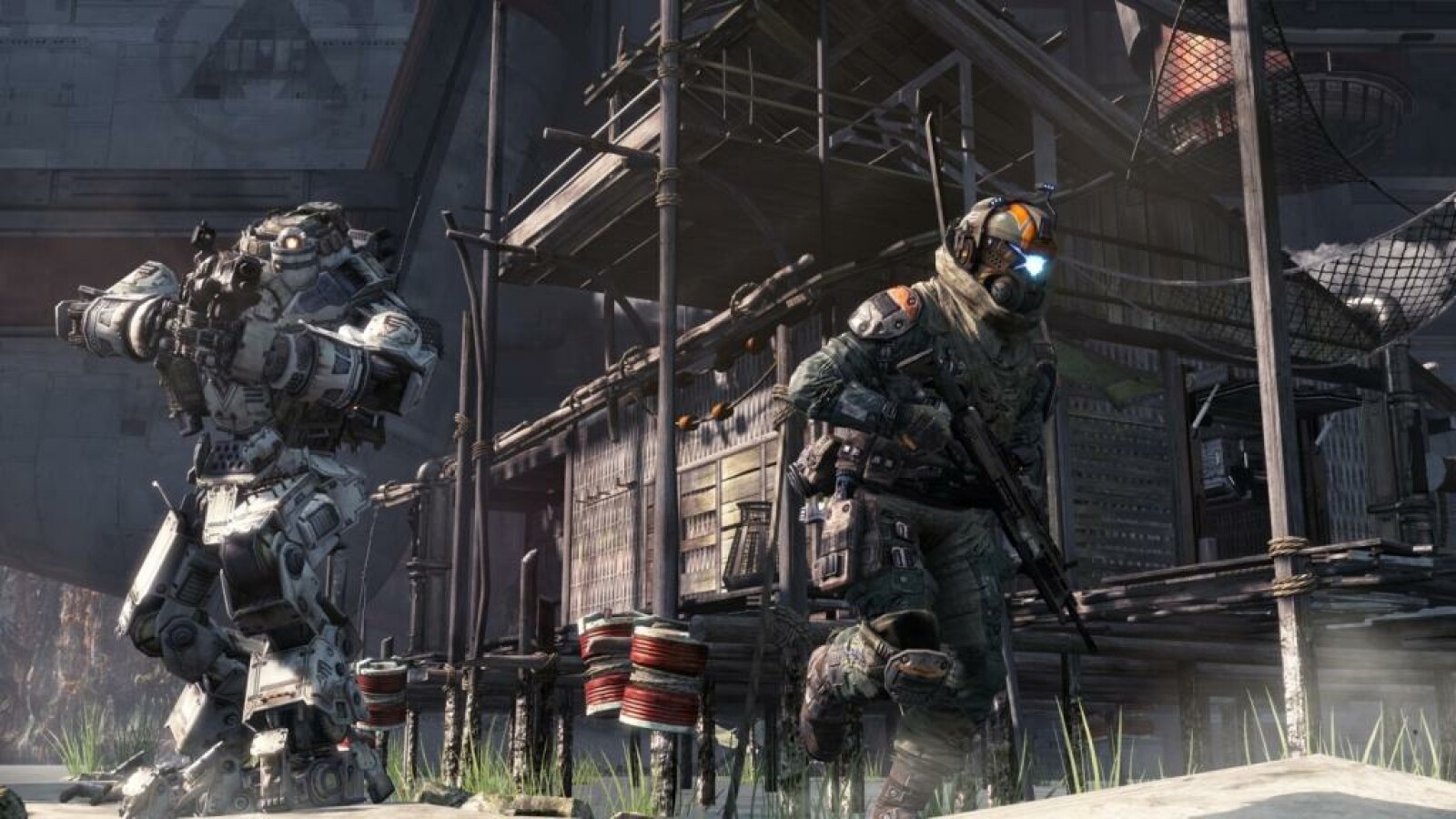 Titanfall erscheint auch für PC und Xbox 360 und wird von ehemaligen Infinity Ward-Mitarbeitern entwickelt. (Bild: Respawn Entertainment)