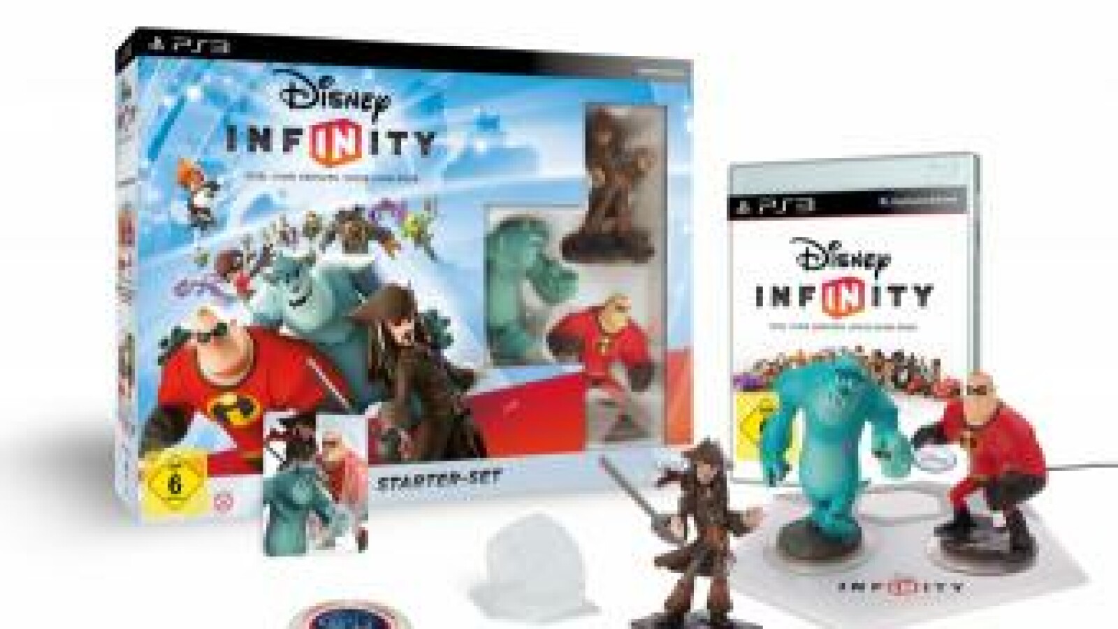 Das 70 Euro teure Basispaket von "Disney Infinity" wird wie das Vorbild "Skylanders" mit drei Action-Figuren ausgeliefert, die ihren Weg ins Spiel finden, indem man sie auf einem Portal platziert, das via USB-Kabel mit der Konsole verbunden ist. (Bild: Disney Interactive)