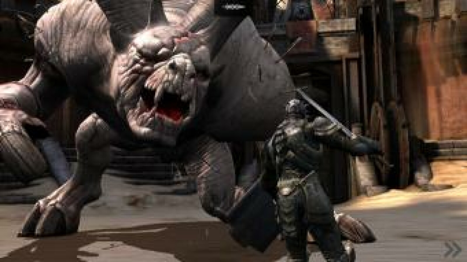 Auch gegen solche Monstrositäten tritt man an. (Bild: Epic Games)