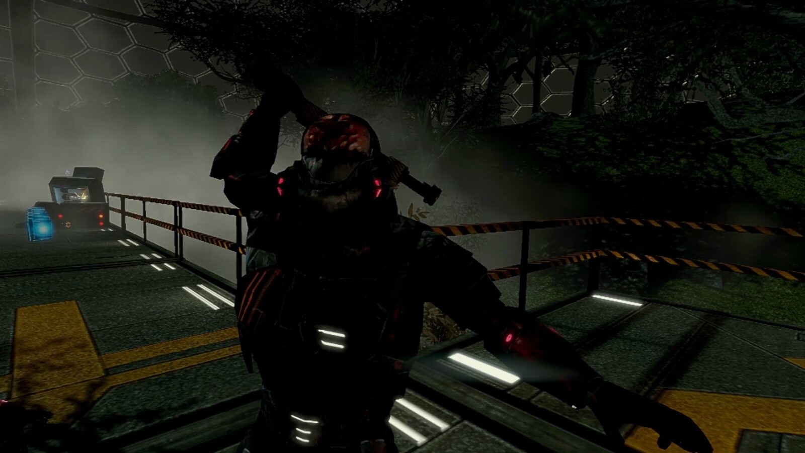 Hat sich der Spieler in den Werwolf verwandelt, rennt er schneller, Hindernisse können ihm weniger anhaben und der Feind wird ohne QTEs schlicht überrannt. (Bild: Wales Interactive)