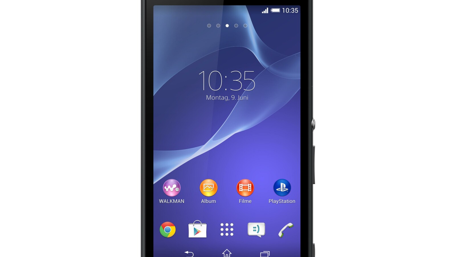 Neben Weiß steht das Smartphone auch in Schwarz zur Auswahl. (Bild: Sony)